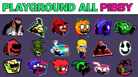Hit it to see all the credentials for each character from the game. . Playground all pibby